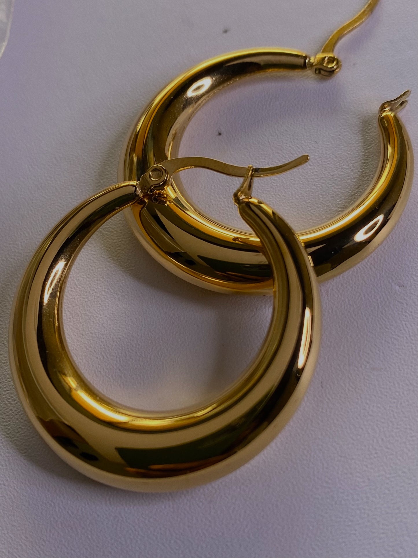 Sena Hoops | 18k Gold Plated