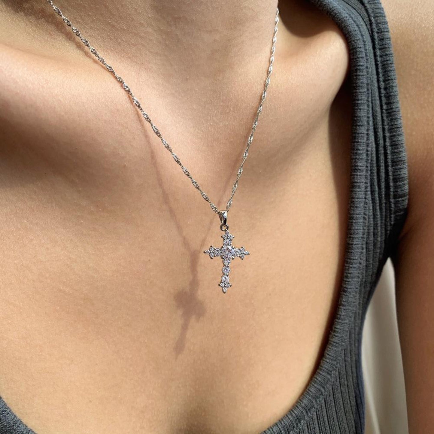 SANTANA CROSS NECKLACE
