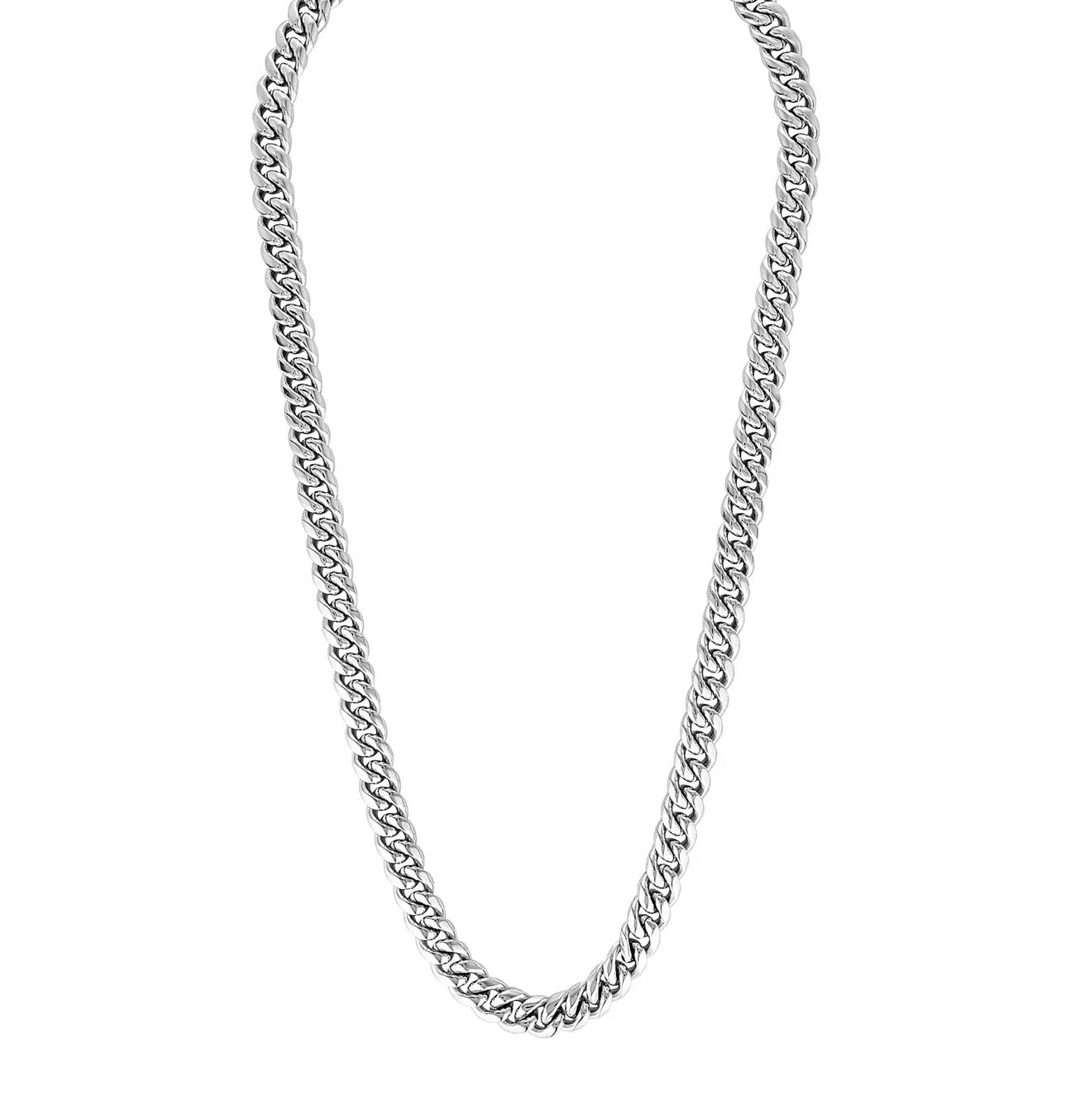 Korkor Cuban Necklace Silver