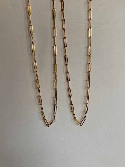 Edem Paperclip Necklace | 18k Gold Plated