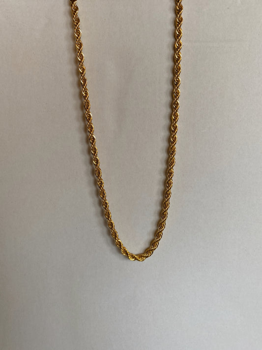 Kiki Rope Necklace | 18k Gold Plated (5mm)