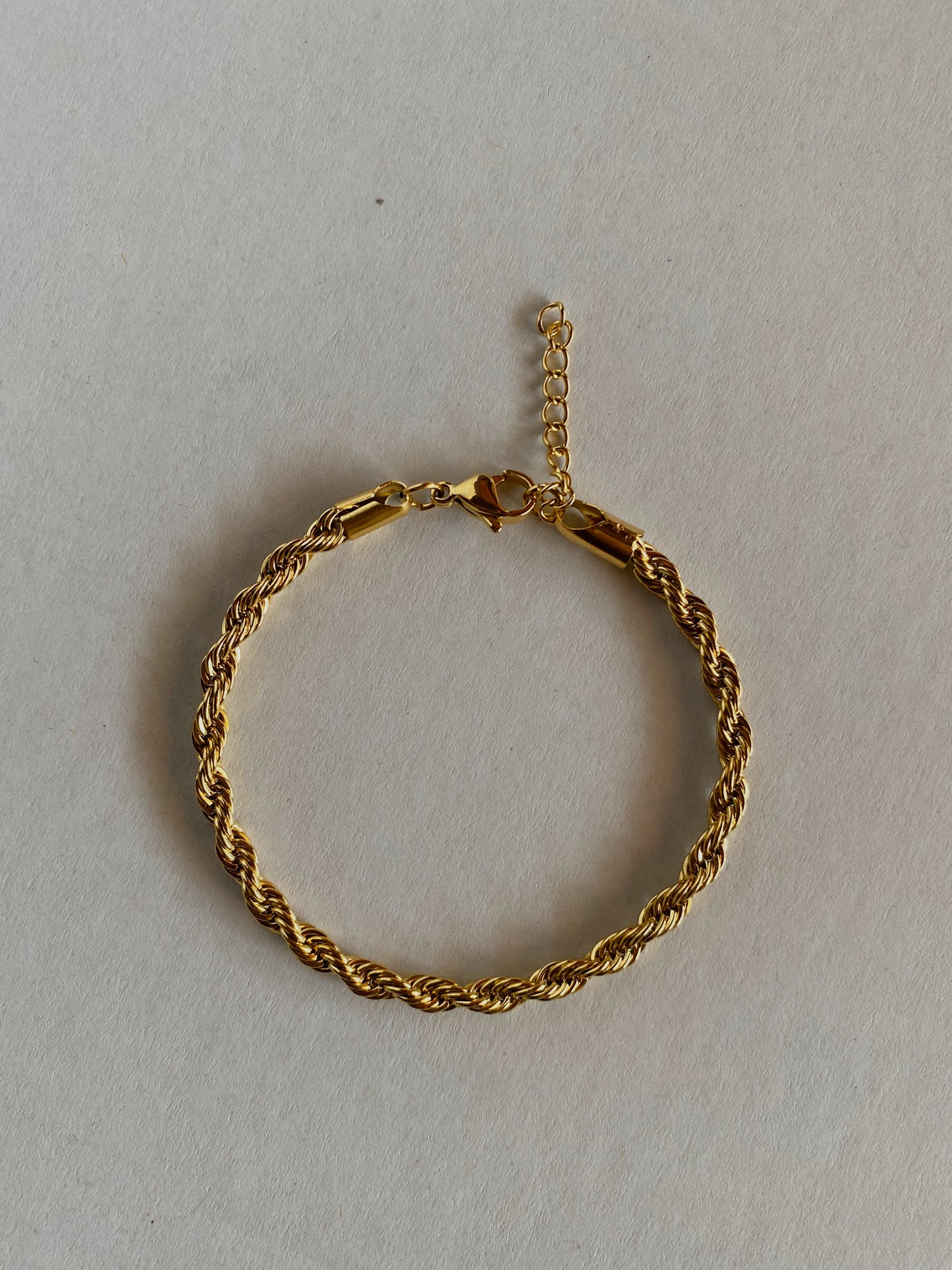 Kiki Rope Bracelet | 18k Gold Plated