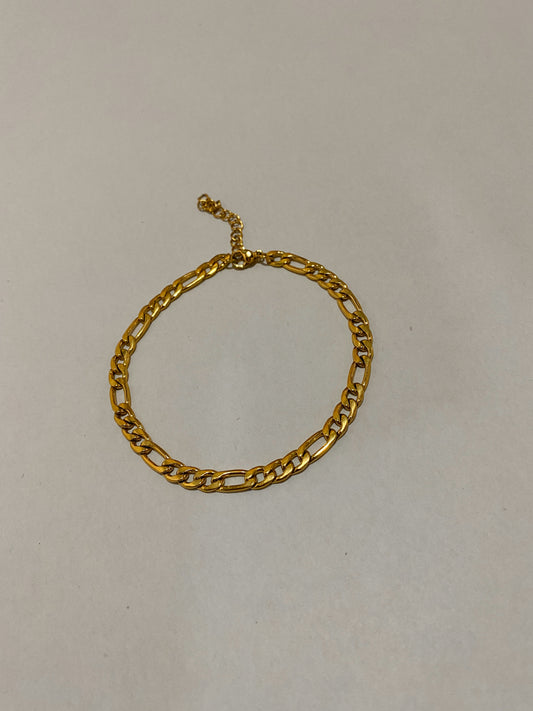 Figaro Anklet | 18k Gold Plated
