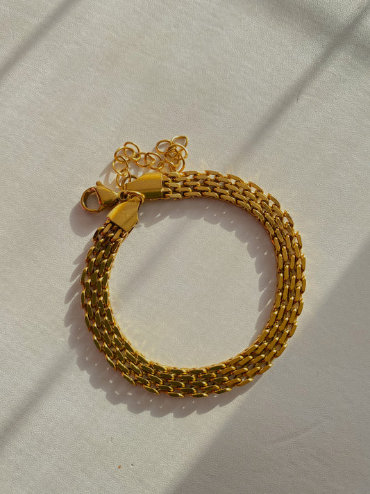 Mesh Bracelet | 18k Gold Plated
