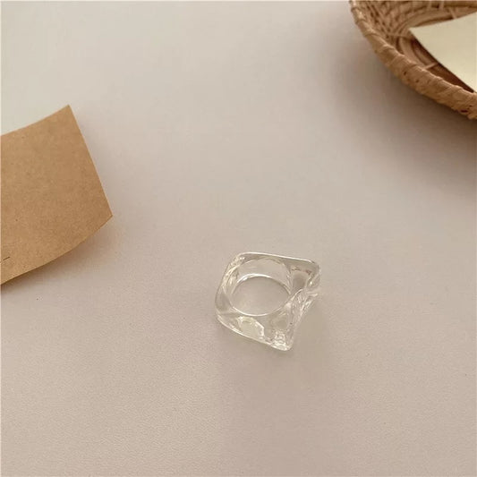 Trapezoid Resin Rings