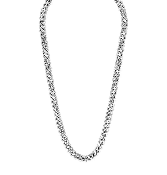 Korkor Cuban Necklace Silver